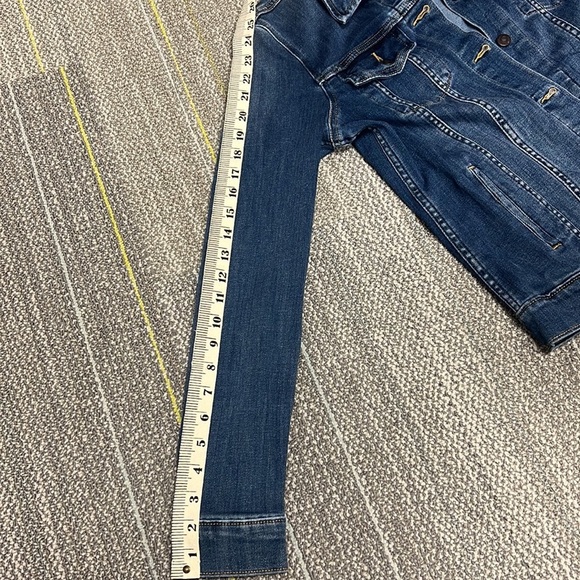 Levi's Denim Blue Trucker Classic 90’s Style Casual Jacket Sz.Med - Picture 7 of 9